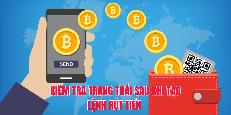 Kiểm tra trạng thái sau khi tạo lệnh rút tiền JD88
