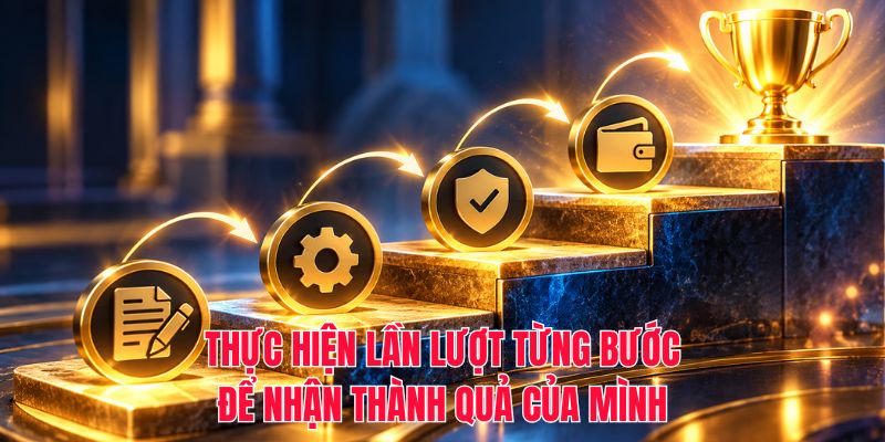 Thực hiện lần lượt từng bước để nhận thành quả của mình